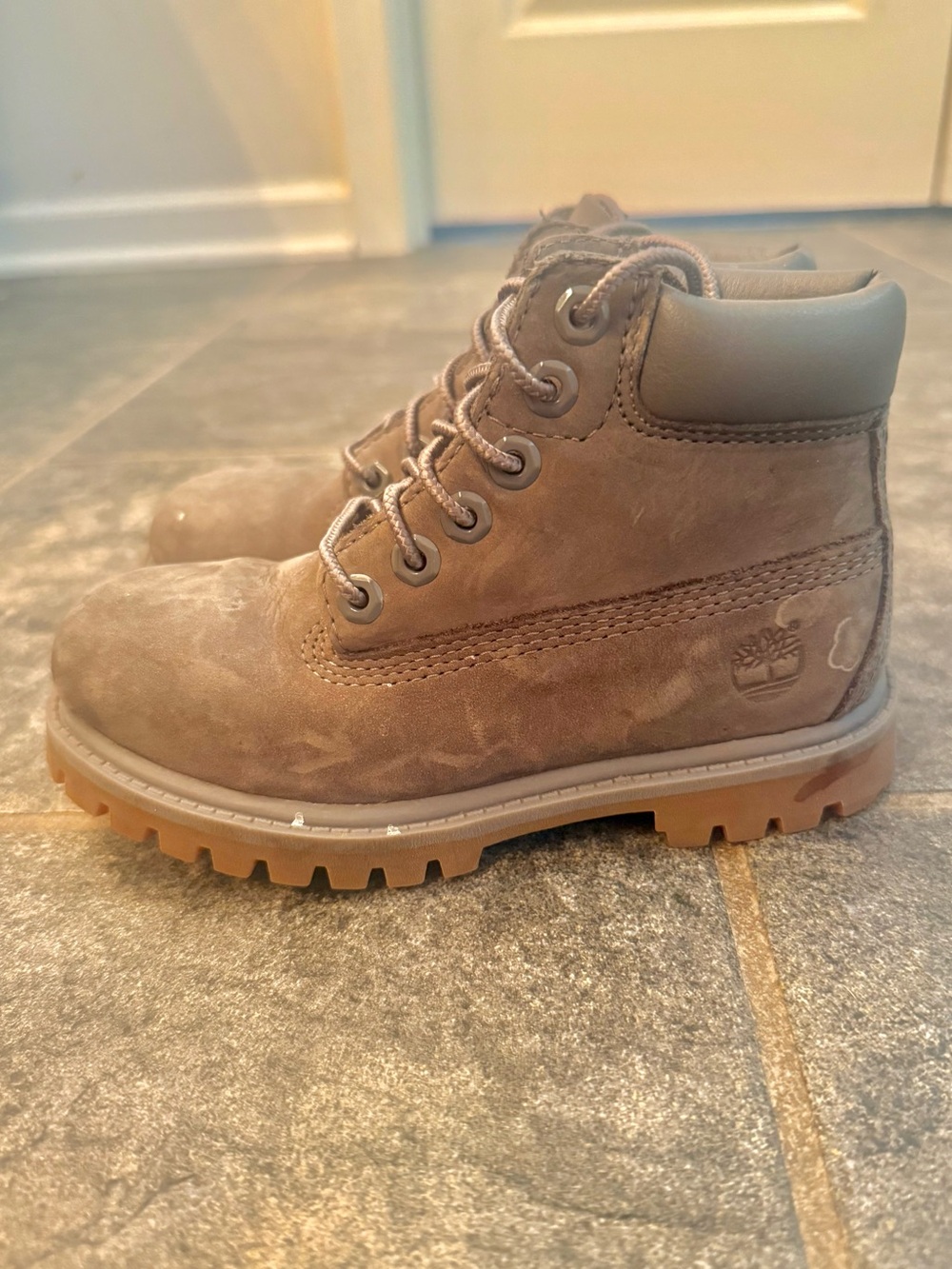 Toddler size 11 Timberland Grey Boots